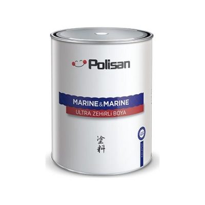 Polisan Marine&Marine Anti Aging Ultra Zehirli Boya Siyah 1 Kg